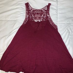 Maroon Aeropostale tank top
